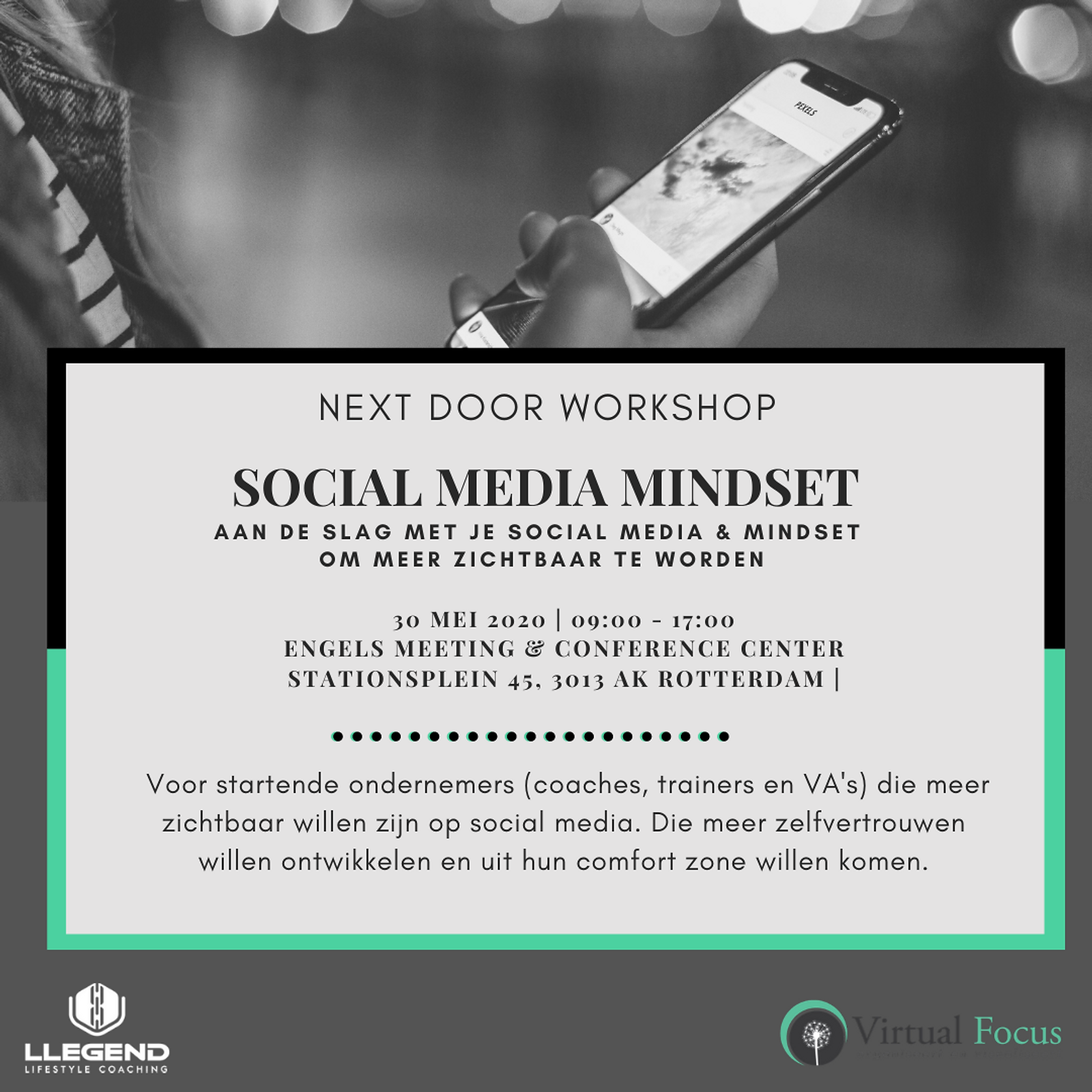 Workshop Social Media Mindset 30 mei 2020 (2 pers.)