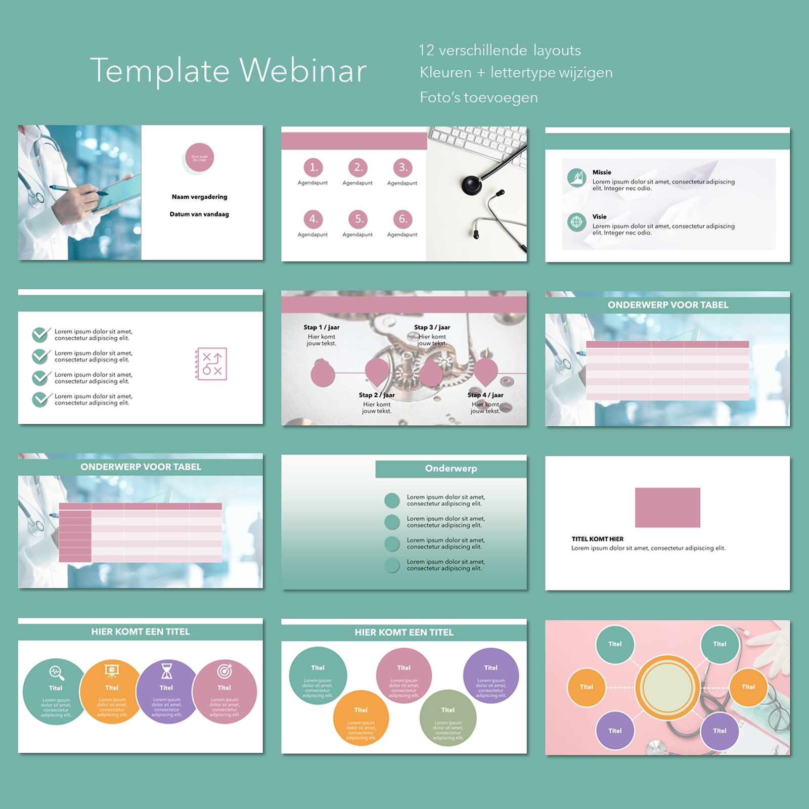 PowerPoint template 'Vergadering' (ex BTW)