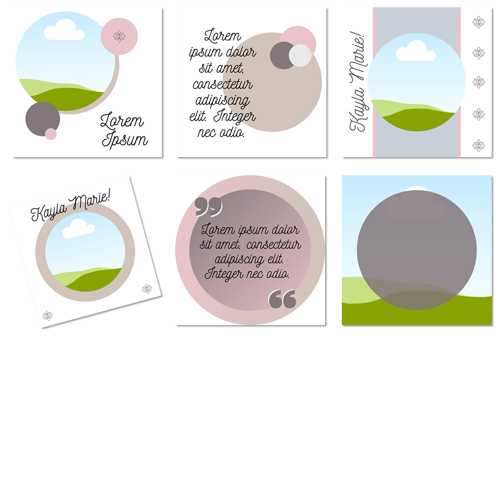 Canva Template Cirkels